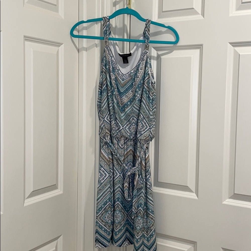 White House Black Market Patterned Mini Dress